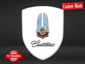 Cadillac Decalcomanie Bombate Qualità Top Emblemi Premium